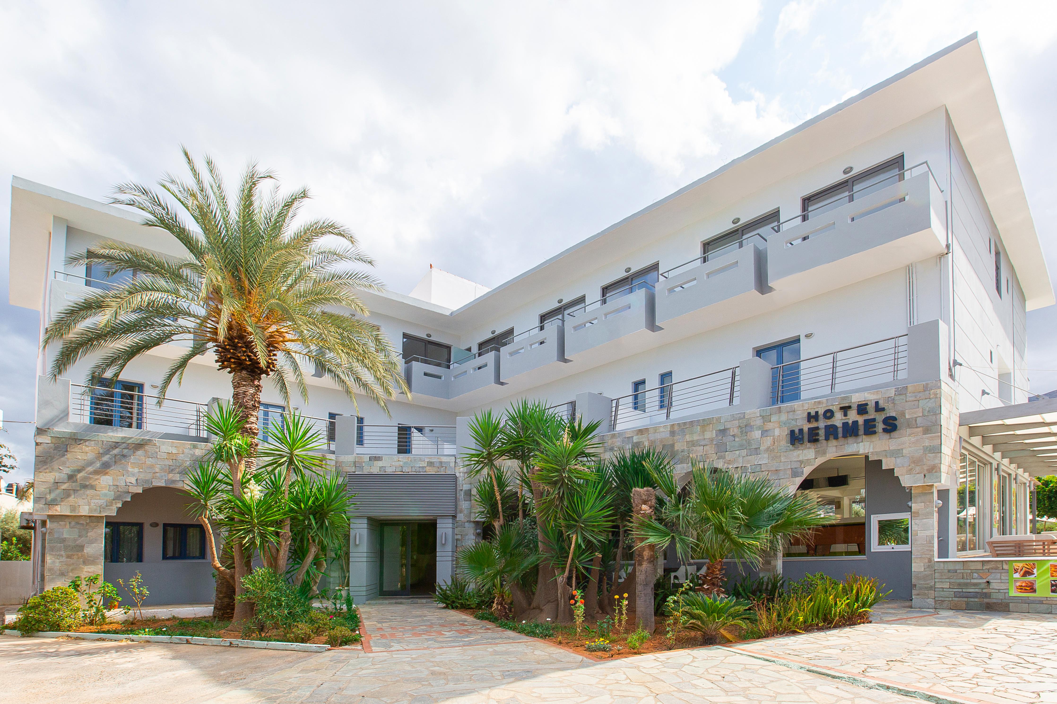 Hermes Hotel Malia Exteriér fotografie